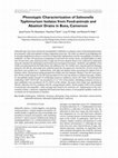 Research paper thumbnail of Phenotypic Characterization of Salmonella Typhimurium Isolates from Food-animals and Abattoir Drains in Buea, Cameroon