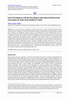 Research paper thumbnail of State development and the rescaling of agricultural hydrosocial governance in semi-arid Northwest China