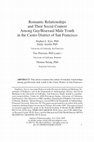 Research paper thumbnail of Romantic Relationships and Their Social Context Among Gay/Bisexual Male Youth in the Castro District of San Francisco