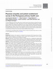 Research paper thumbnail of Physician empathy and patient enablement: survey in the Portuguese primary health care