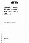 Research paper thumbnail of International relations and the first great debate