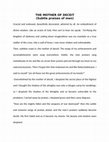 Research paper thumbnail of THE MOTHER OF DECEIT (Subtle praises of men)