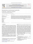 Research paper thumbnail of Horizontal forces in steel structures tested in fire