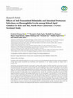 Research paper thumbnail of Effects of Soil-Transmitted Helminths and Intestinal Protozoan Infections on Haemoglobin Levels among School-Aged Children in Belo and Bui, North West Cameroon: A Cross-Sectional Study