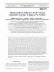 Research paper thumbnail of Chemosynthesis influences food web and community structure in high-Arctic benthos