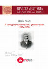 Research paper thumbnail of Il carteggio fra Pietro Conti e Quintino Sella (1874-1878)