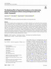 Research paper thumbnail of The Mediating Effect of Experiential Avoidance on the relationship between psychological resilience and psychological needs in the COVID-19 pandemic