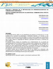 Research paper thumbnail of Efectos y proceso de la metodología de aprendizaje-servicio en comunicación audiovisual