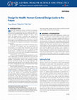 Research paper thumbnail of Design for Health: Human-Centered Design Looks to the Future