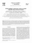 Research paper thumbnail of QSAR modeling of anti-invasive activity of organic compounds using structural descriptors