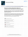 Research paper thumbnail of Structure-activity relationship studies of 4-methylcoumarin derivatives as anticancer agents