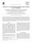 Research paper thumbnail of Synthesis of E- and Z-Pyrazolylacrylonitriles and their evaluation as novel antioxidants