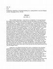 Research paper thumbnail of Afterword to Russell Sandberg, ed., Leading Works in Law and Religion