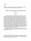 Research paper thumbnail of The Rights and Limits of Proselytism in the New Religious World Order