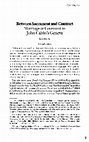 Research paper thumbnail of Between Sacrament and Contract: Marriage as Covenant in John Calvin's Geneva