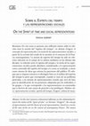 Research paper thumbnail of Sobre el espíritu del tiempo y las representaciones sociales