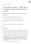 Research paper thumbnail of Diffuse Reflectance Spectroscopy as a Reliable Means of Comparing Ultraviolet Radiation-induced Erythema in Extreme Skin Colors