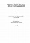 Research paper thumbnail of Regional Intellectual Hegemony and Regional Connectivity: Japan's Norms of Development, International Research Organisations and Network-Building in Southeast Asia