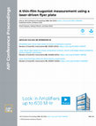 Research paper thumbnail of A thin-film hugoniot measurement using a laser-driven flyer plate