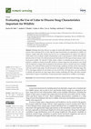 Research paper thumbnail of Evaluating the Use of Lidar to Discern Snag Characteristics Important for Wildlife