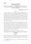 Research paper thumbnail of Balkan Savaşlari Sirasinda Balikesi̇r Bölgesi̇nde Asayi̇şi̇ Sağlamak İçi̇n Alinan Tedbi̇rler (BCS’21)