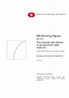 Research paper thumbnail of BIS Working Papers No 415