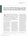 Research paper thumbnail of The First TPNW Meeting and the Future of the Nuclear Ban Treaty