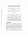 Research paper thumbnail of Design Issues of JPQ: a Pattern-based Query Language for Document Databases