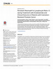 Research paper thumbnail of Persistent Neutrophil to Lymphocyte Ratio >3 during Treatment with Enzalutamide and Clinical Outcome in Patients with Castration-Resistant Prostate Cancer