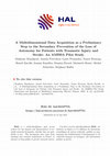 Research paper thumbnail of A Multidimensional Data Acquisition as a Preliminary Step to the Secondary Prevention of the Loss of Autonomy for Patients with Traumatic Injury and Stroke: An AMISIA Pilot Study