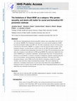 Research paper thumbnail of The limitations of 'Black MSM' as a category: Why gender, sexuality, and desire still matter for social and biomedical HIV prevention methods