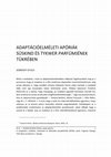 Research paper thumbnail of Adaptációelméleti apóriák Süskind és Tykwer Parfümjének tükrében