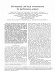 Research paper thumbnail of Bio-Inspired Call-Stack Reconstruction for Performance Analysis