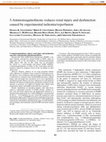 Research paper thumbnail of 5-Aminoisoquinolinone reduces renal injury and dysfunction caused by experimental ischemia/reperfusion