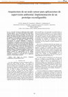 Research paper thumbnail of Arquitectura de un nodo sensor para aplicaciones de supervisión ambiental: implementación de un prototipo reconfigurable