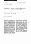 Research paper thumbnail of Implicación y encuadre como factores de eficacia en los mensajes publicitarios de las ONG