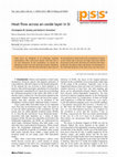 Research paper thumbnail of Heat flow across an oxide layer in Si