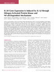 Research paper thumbnail of IL-20 Gene Expression Is Induced by IL-1β through Mitogen-Activated Protein Kinase and NF-κB-Dependent Mechanisms