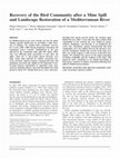 Research paper thumbnail of Recovery of the Bird Community after a Mine Spill and Landscape Restoration of a Mediterranean River