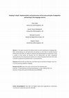 Research paper thumbnail of Keeping it simple: Implementation and performance of the proto-principle of adaptation and learning in the language sciences