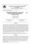 Research paper thumbnail of Automated identification of discourse markers using the NLP approach: The case of okay