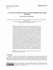 Research paper thumbnail of A Novel Action Transformer Network for Hybrid Multimodal Sign Language Recognition