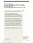 Research paper thumbnail of Cancer Incidence, Mortality, Years of Life Lost, Years Lived With Disability, and Disability-Adjusted Life Years for 29 Cancer Groups From 2010 to 2019