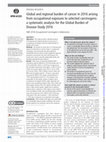 Research paper thumbnail of Global and regional burden of cancer in 2016 arising from occupational exposure to selected carcinogens: a systematic analysis for the Global Burden of Disease Study 2016