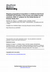 Research paper thumbnail of Mapping geographical inequalities in childhood diarrhoeal morbidity and mortality in low-income and middle-income countries, 2000–17: analysis for the Global Burden of Disease Study 2017