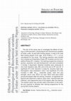 Research paper thumbnail of Effects of Training on Anthropometric, Physiological and Biochemical variables of Indian under 19 years field Hockey Players