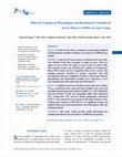 Research paper thumbnail of Effect of Training on Physiological and Biochemical Variables of Soccer Players of Different Age Groups