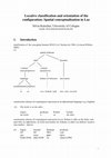 Research paper thumbnail of 1 Locative classification and orientation of the