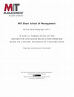 Research paper thumbnail of A new 0-1 formulation of the restricted container relocation problem based on a binary encoding of congurations