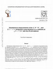 Research paper thumbnail of Simultaneous measurements of the <span class="aps-inline-formula"><math xmlns="http://www.w3.org/1998/Math/MathML" display="inline"><mi>t</mi><mover accent="true"><mi>t</mi><mo accent="true" stretchy="false">¯</mo></mover></math></span>, <span class="aps-inline-formula"><math xmlns="http://www.w3...